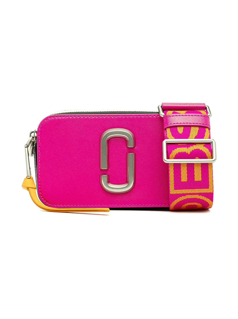 The Snapshot Hot Pink Multi Leather Camera Bag MarcJacobsOutlet