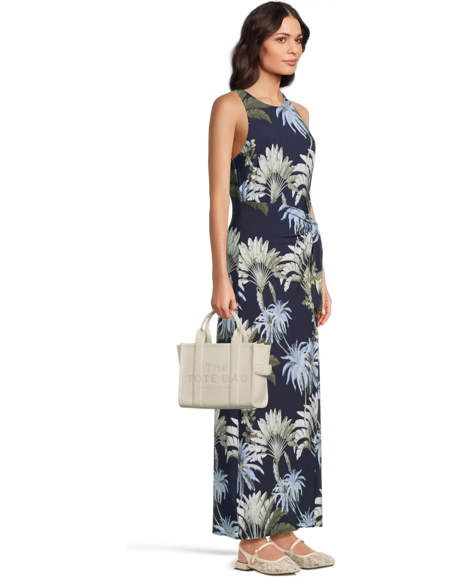 The Small Tote Cotton/silver MarcJacobsOutlet