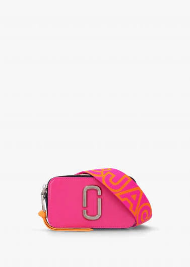 The Snapshot Hot Pink Multi Leather Camera Bag MarcJacobsOutlet