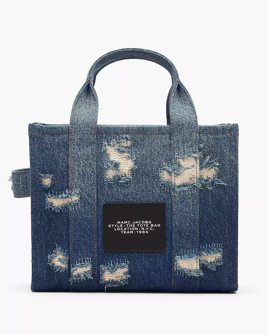 THE RIP AND REPAIR DENIM SMALL TOTE BAG MarcJacobsOutlet
